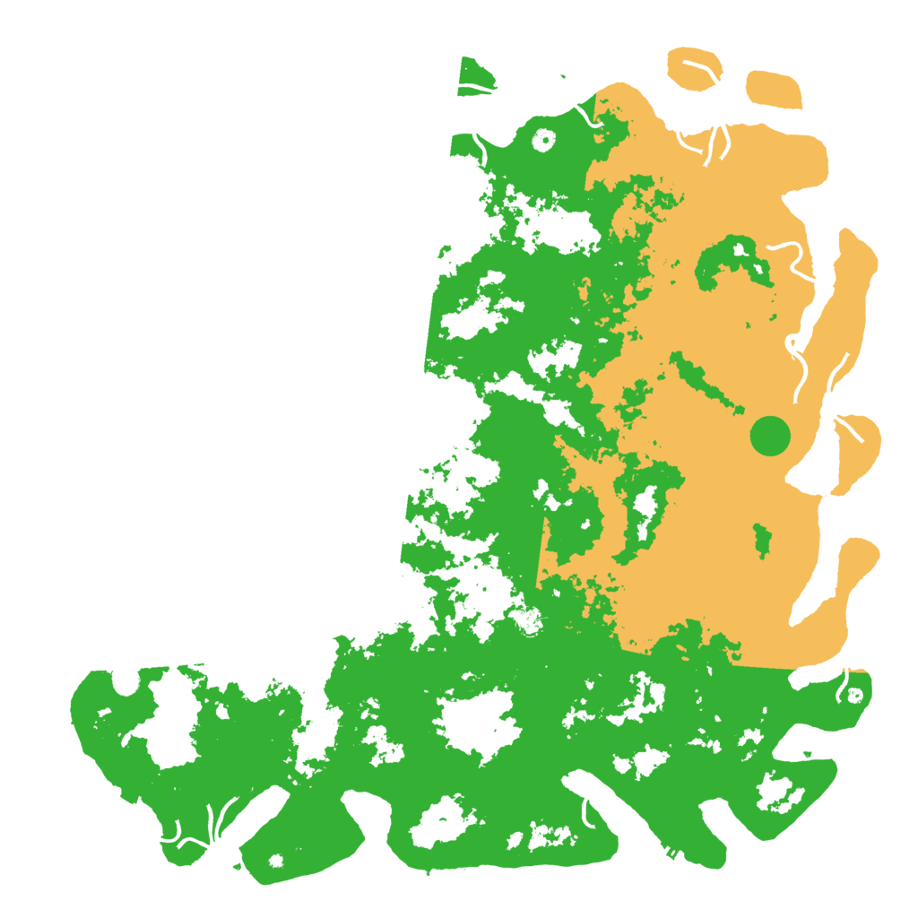 Biome Rust Map: Procedural Map, Size: 6000, Seed: 458786474