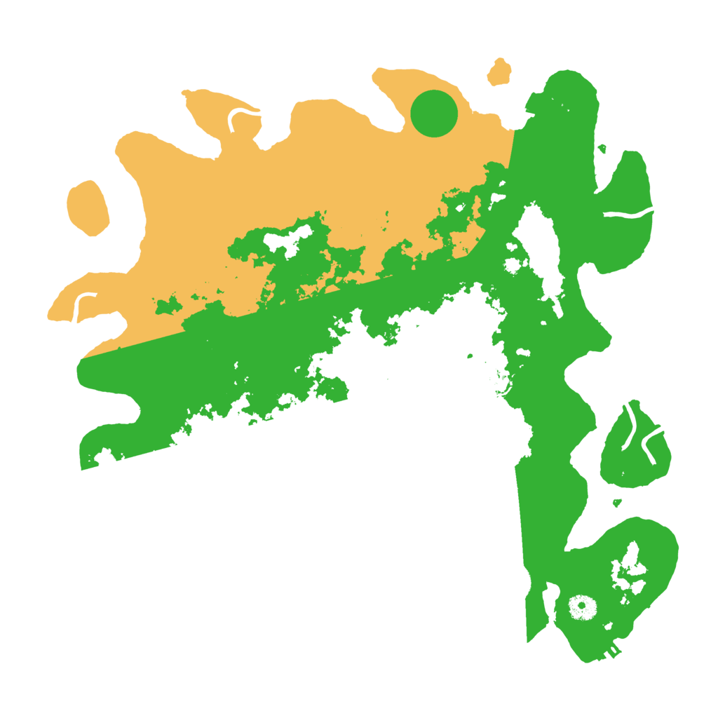 Biome Rust Map: Procedural Map, Size: 4000, Seed: 63882752