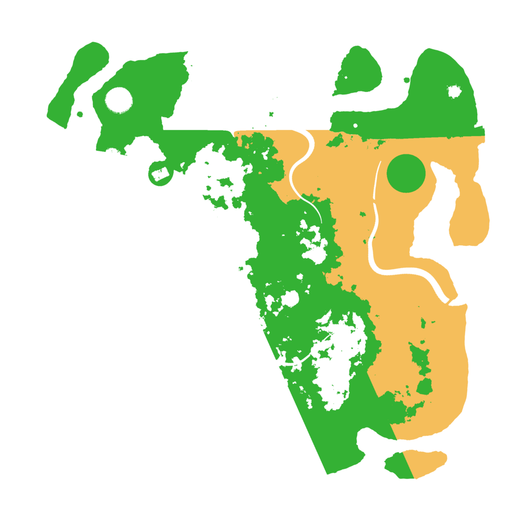 Biome Rust Map: Procedural Map, Size: 3550, Seed: 20773760