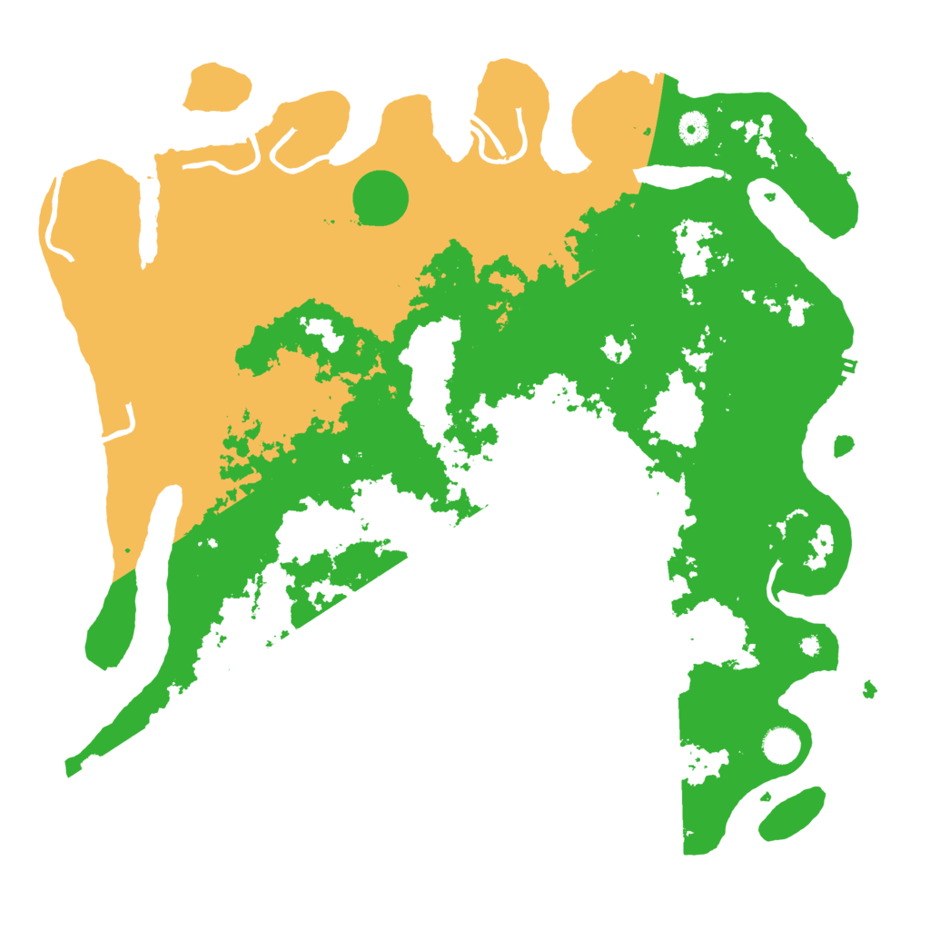 Biome Rust Map: Procedural Map, Size: 4400, Seed: 53321854