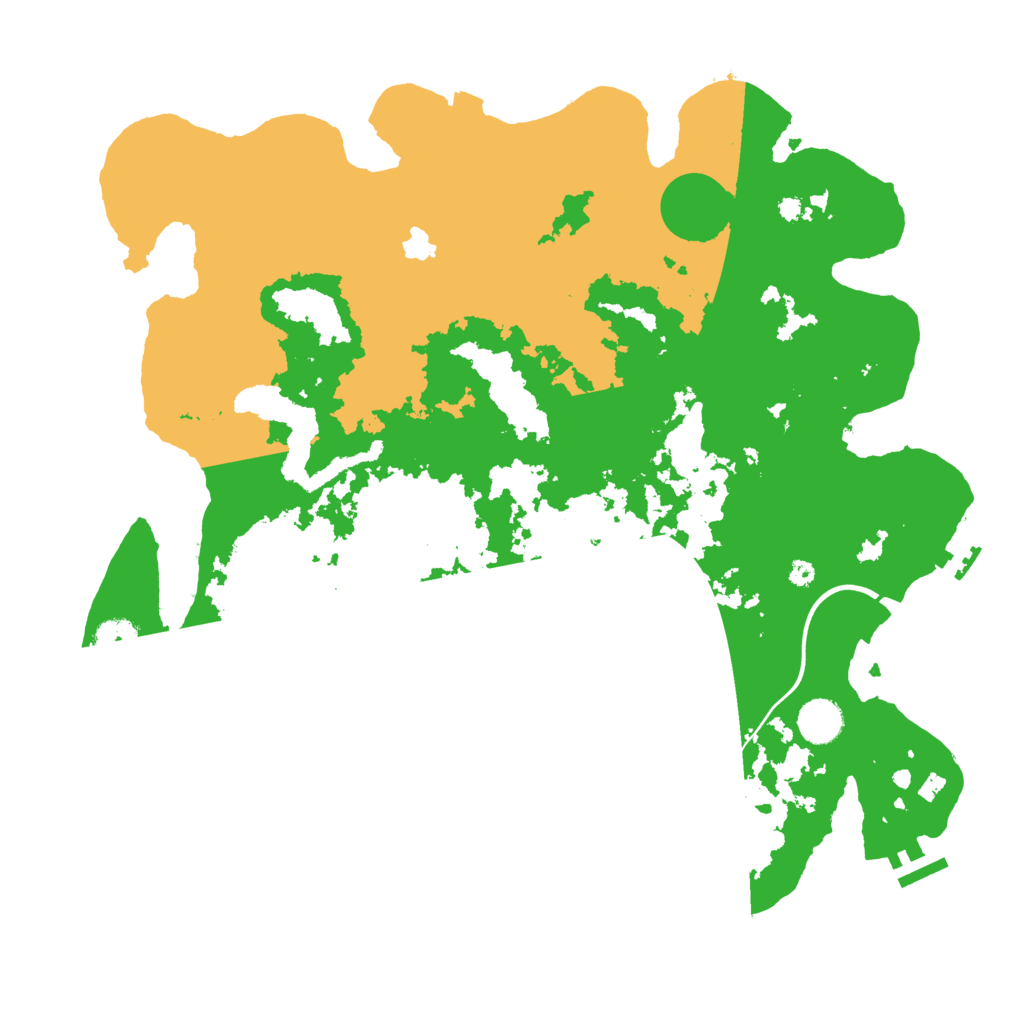 Biome Rust Map: Procedural Map, Size: 4000, Seed: 63487841