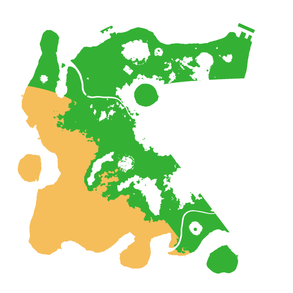 Biome Rust Map: Procedural Map, Size: 3400, Seed: 55496314