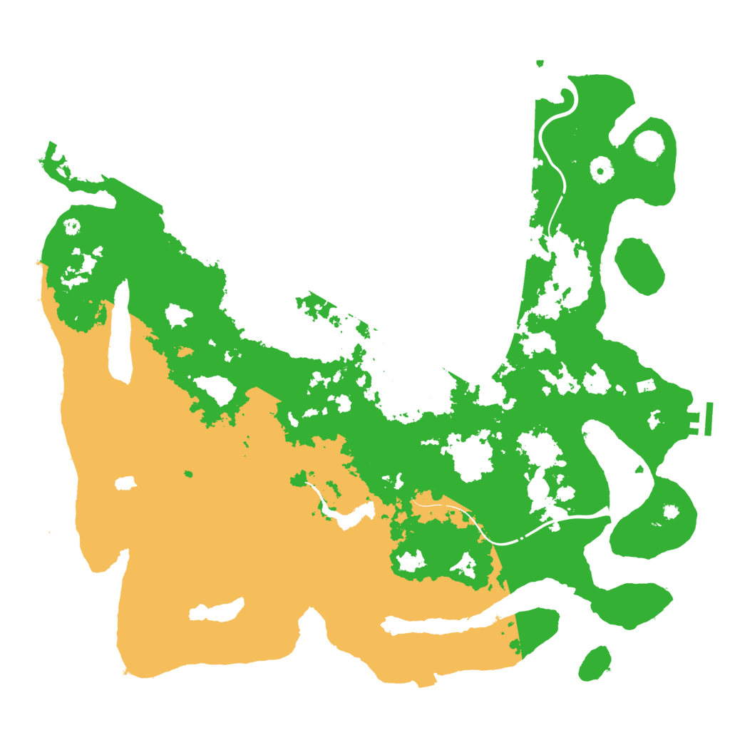 Biome Rust Map: Procedural Map, Size: 4400, Seed: 18372596