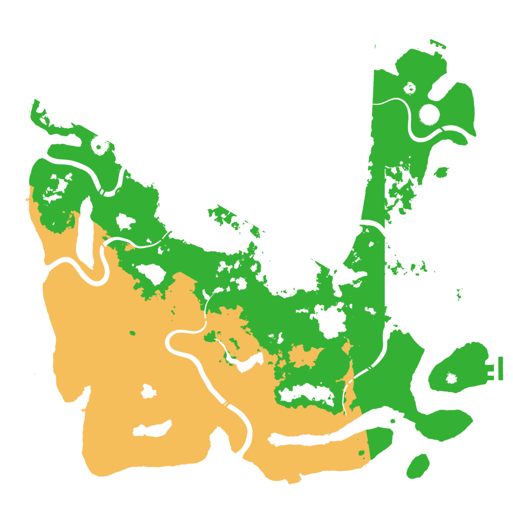 Biome Rust Map: Procedural Map, Size: 4400, Seed: 18372596
