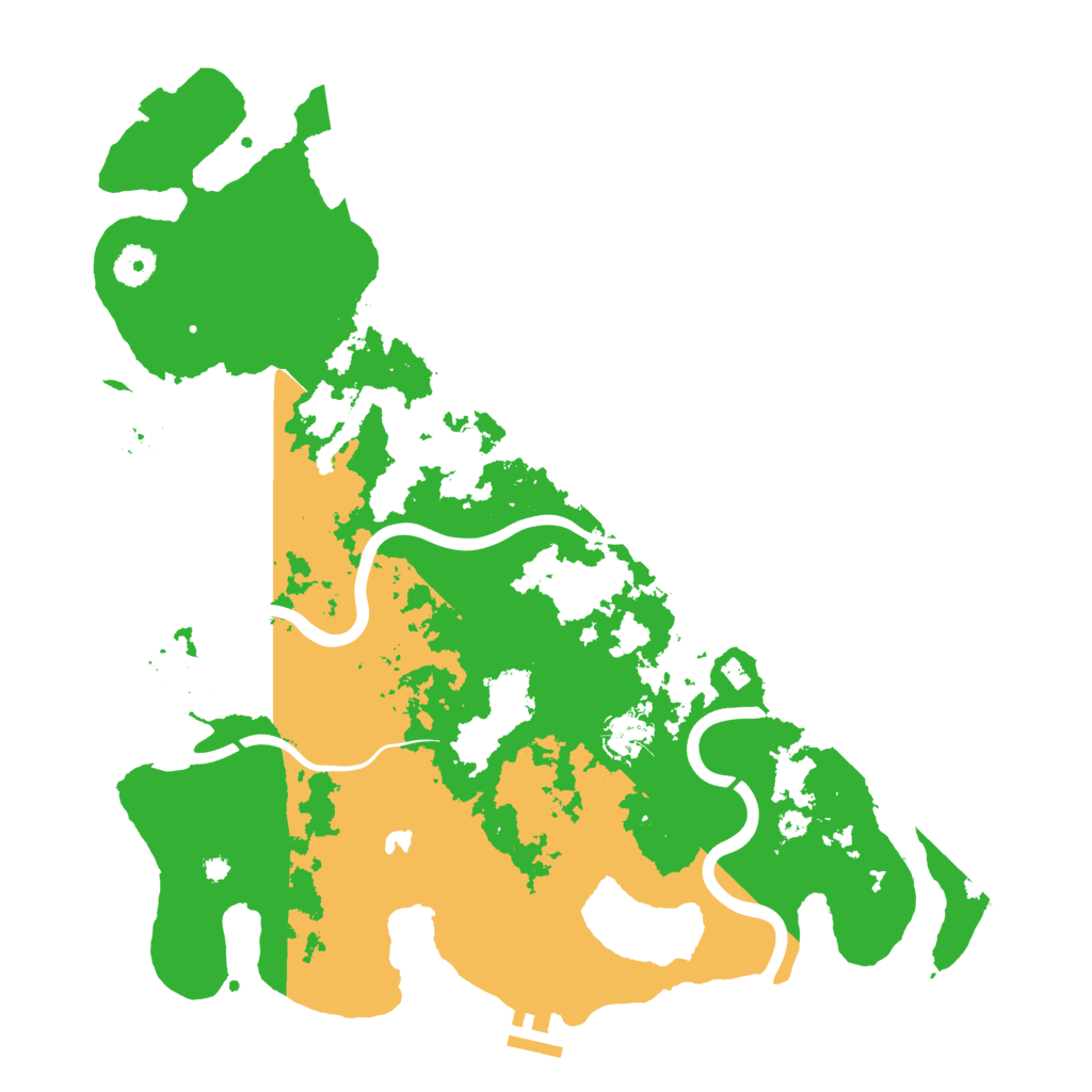 Biome Rust Map: Procedural Map, Size: 4000, Seed: 426229561