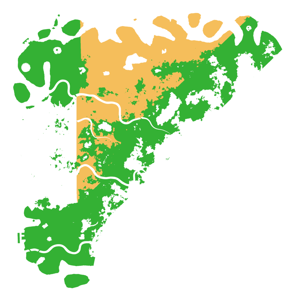 Biome Rust Map: Procedural Map, Size: 6000, Seed: 276956351