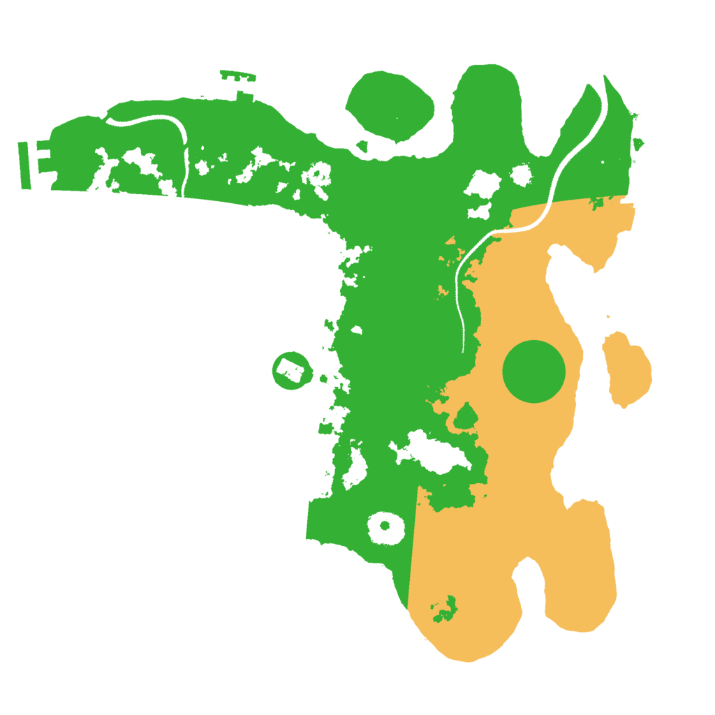 Biome Rust Map: Procedural Map, Size: 3000, Seed: 1723114308