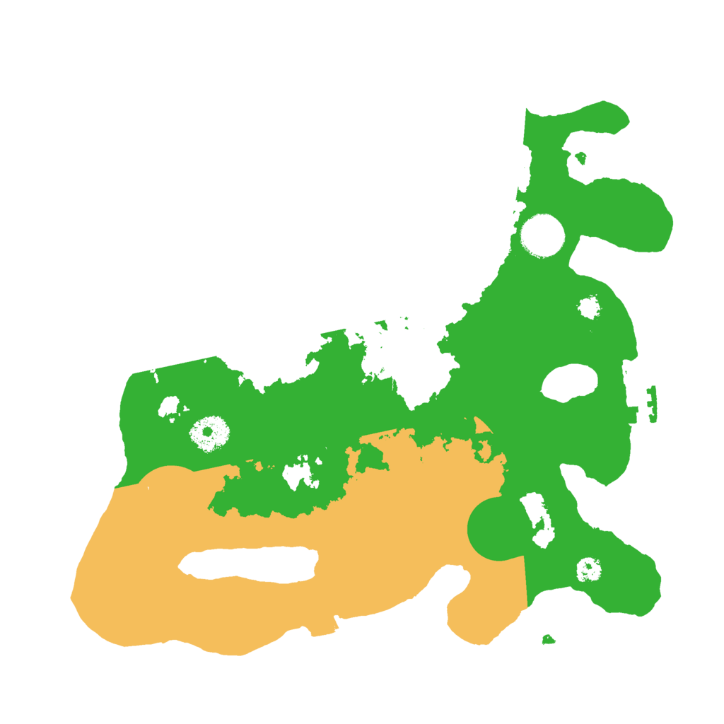 Biome Rust Map: Procedural Map, Size: 3000, Seed: 255255