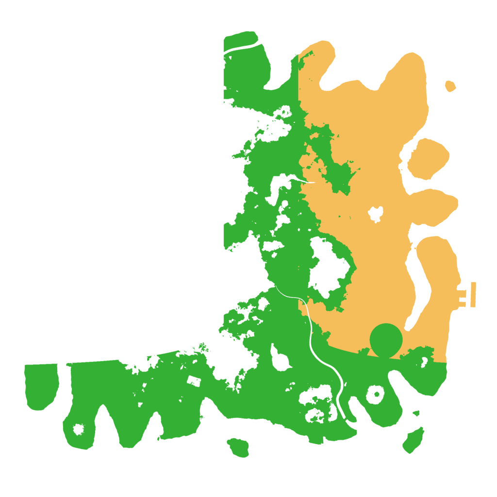 Biome Rust Map: Procedural Map, Size: 4000, Seed: 895536435