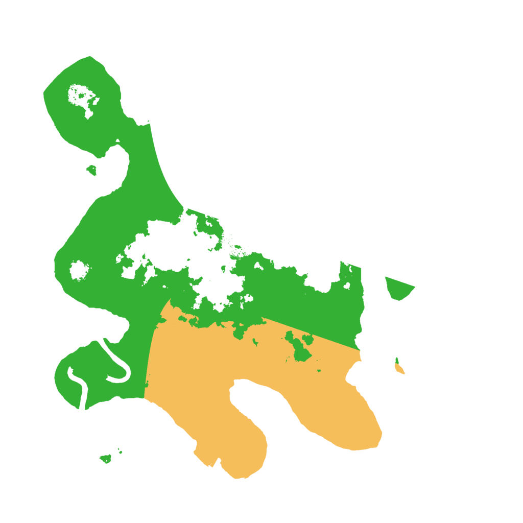 Biome Rust Map: Procedural Map, Size: 2500, Seed: 727317908