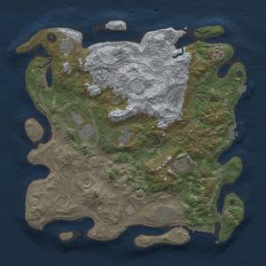 Thumbnail Rust Map: Procedural Map, Size: 4250, Seed: 1801414626, 19 Monuments