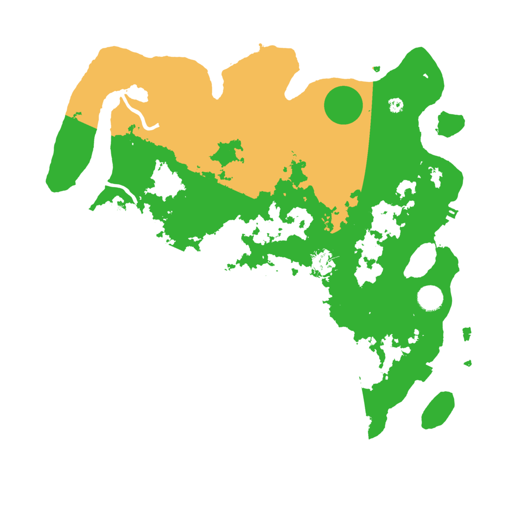 Biome Rust Map: Procedural Map, Size: 3500, Seed: 8554762