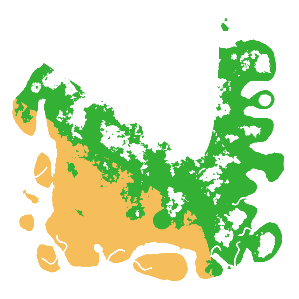 Biome Rust Map: Procedural Map, Size: 4400, Seed: 91960863