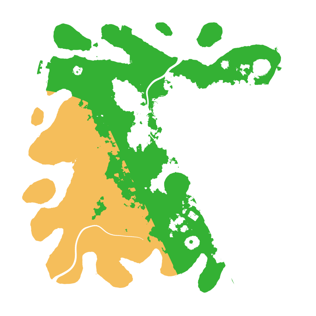 Biome Rust Map: Procedural Map, Size: 3400, Seed: 62754722