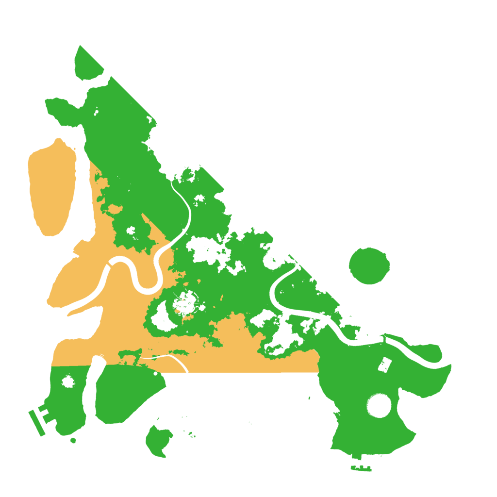 Biome Rust Map: Procedural Map, Size: 3650, Seed: 79919851