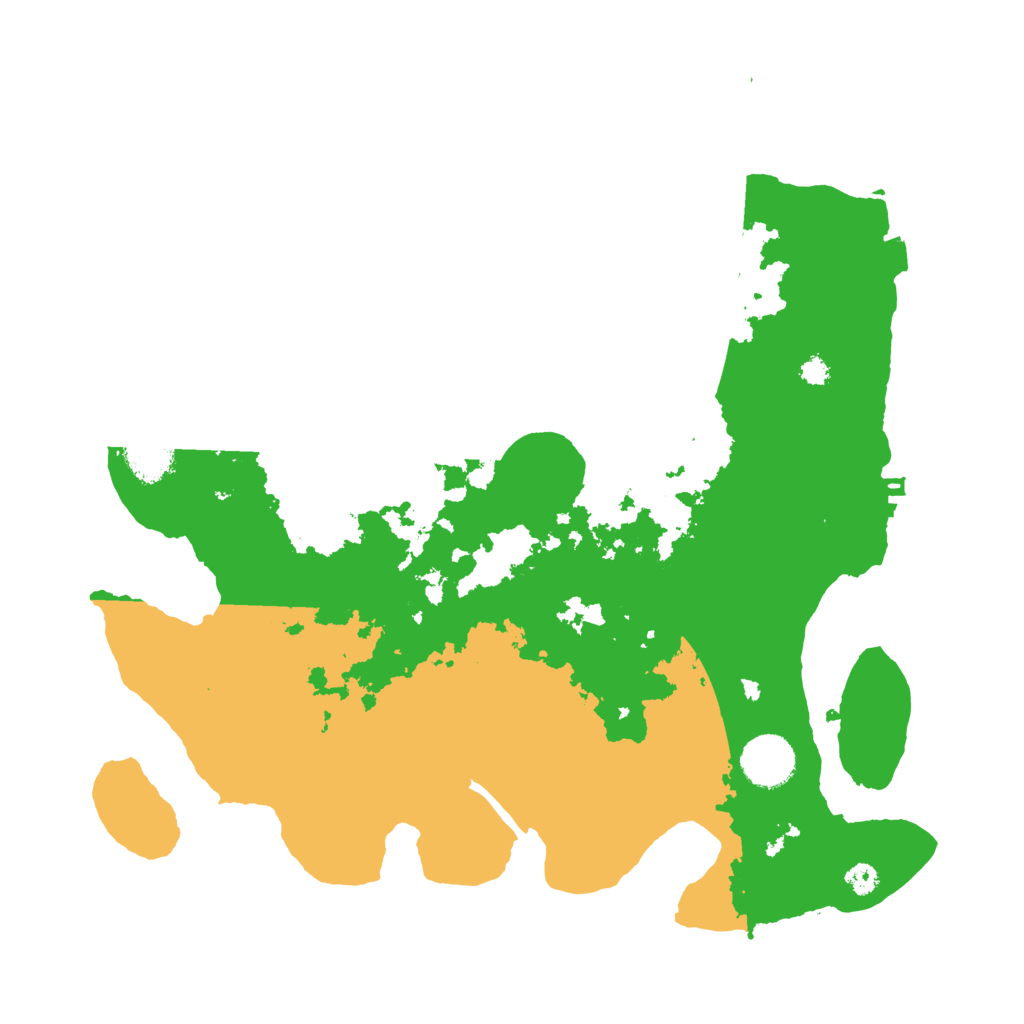 Biome Rust Map: Procedural Map, Size: 3400, Seed: 17433503