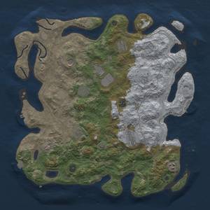 Thumbnail Rust Map: Procedural Map, Size: 4250, Seed: 1433805067, 19 Monuments