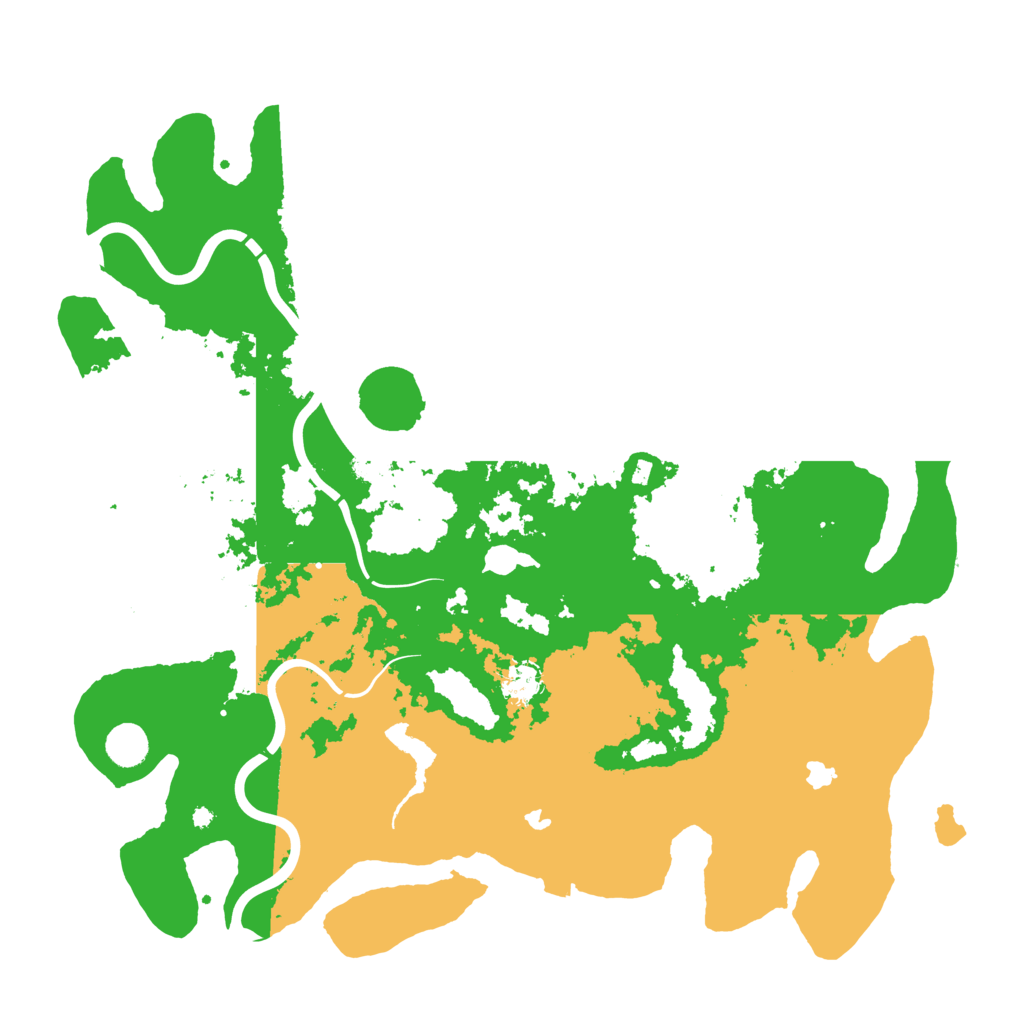 Biome Rust Map: Procedural Map, Size: 4500, Seed: 110520800