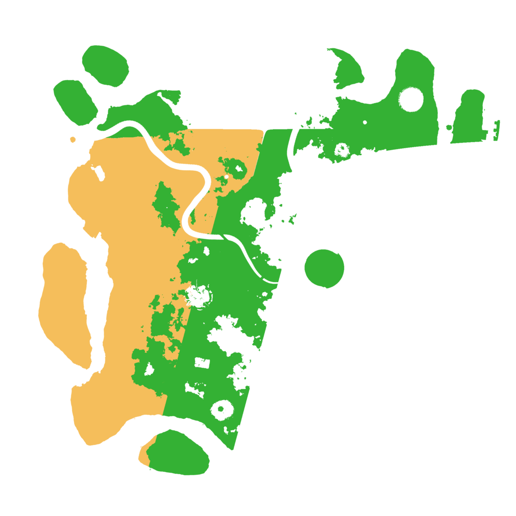 Biome Rust Map: Procedural Map, Size: 3700, Seed: 296529574
