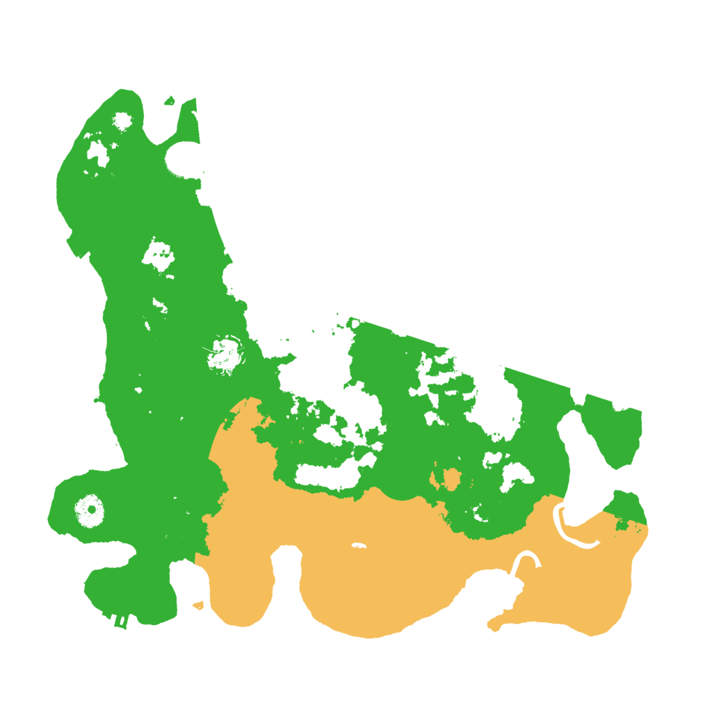 Biome Rust Map: Procedural Map, Size: 3500, Seed: 696582814