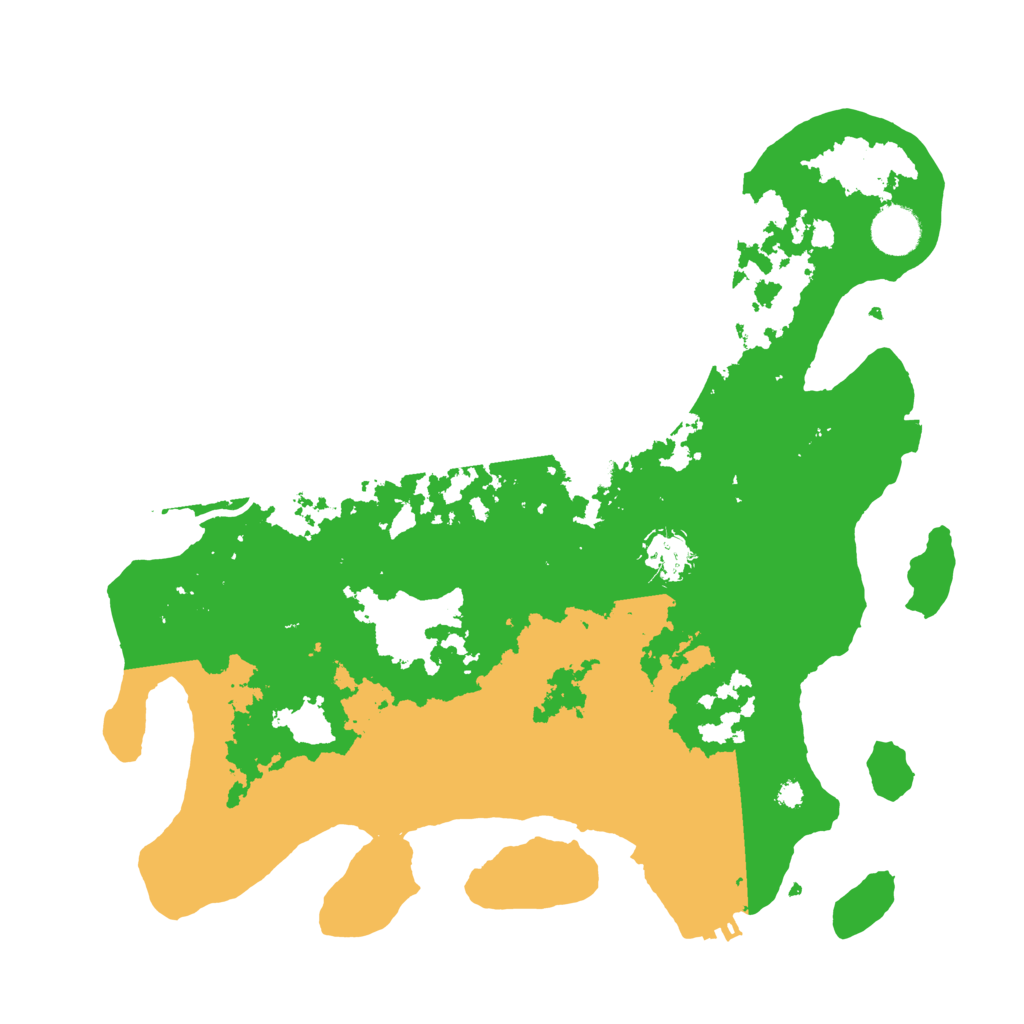 Biome Rust Map: Procedural Map, Size: 3650, Seed: 907774