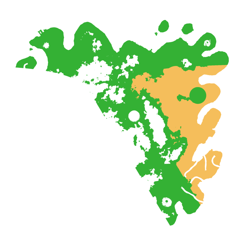 Biome Rust Map: Procedural Map, Size: 3850, Seed: 14765344