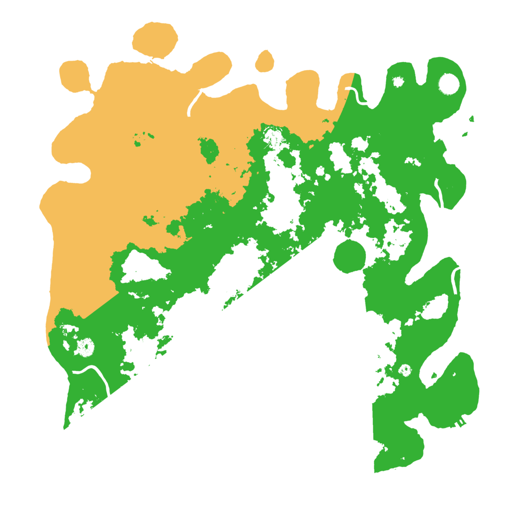 Biome Rust Map: Procedural Map, Size: 4300, Seed: 95825911