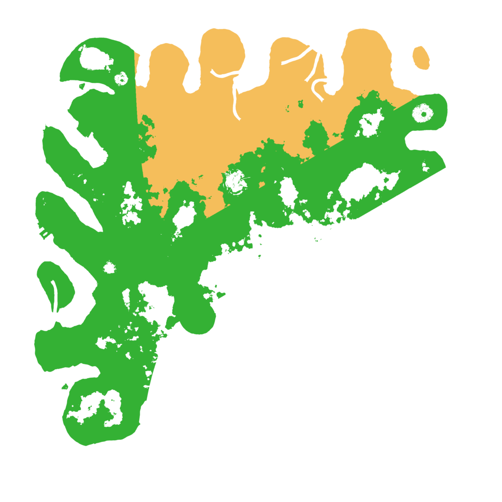 Biome Rust Map: Procedural Map, Size: 3950, Seed: 14637378