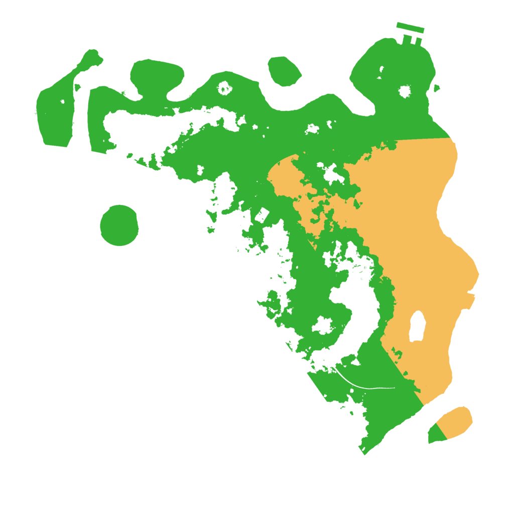 Biome Rust Map: Procedural Map, Size: 3750, Seed: 70772523