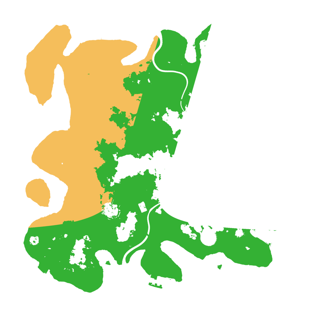 Biome Rust Map: Procedural Map, Size: 3400, Seed: 64685968