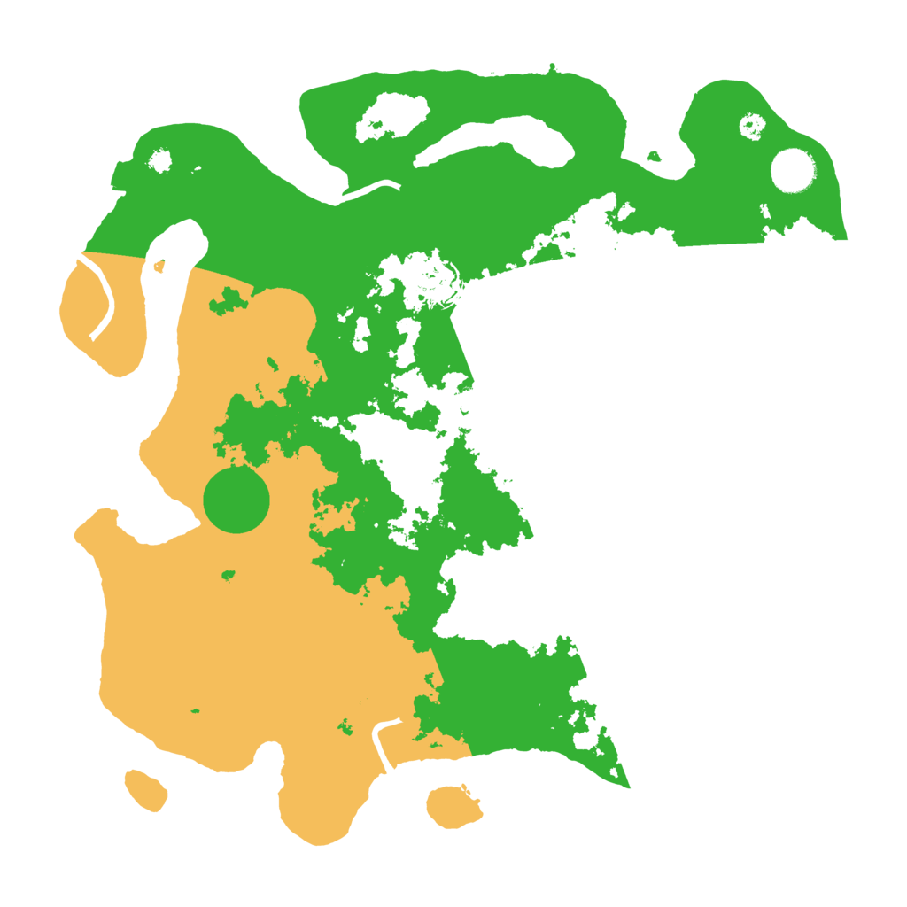 Biome Rust Map: Procedural Map, Size: 3600, Seed: 57817961