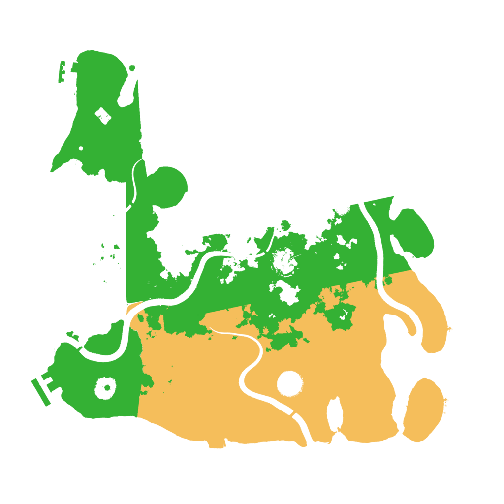 Biome Rust Map: Procedural Map, Size: 3450, Seed: 23966313