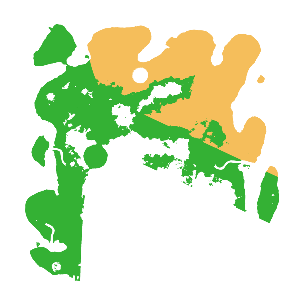 Biome Rust Map: Procedural Map, Size: 3400, Seed: 1306449