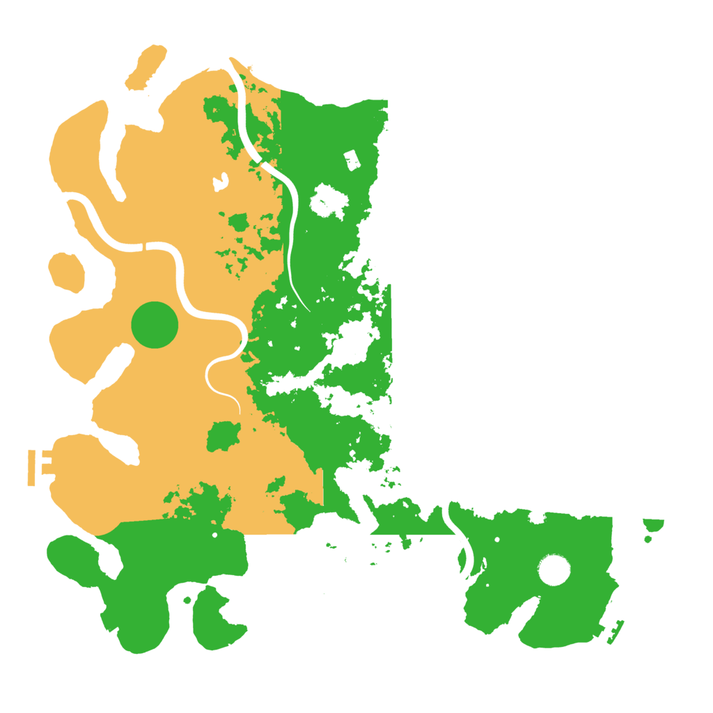 Biome Rust Map: Procedural Map, Size: 4000, Seed: 159000