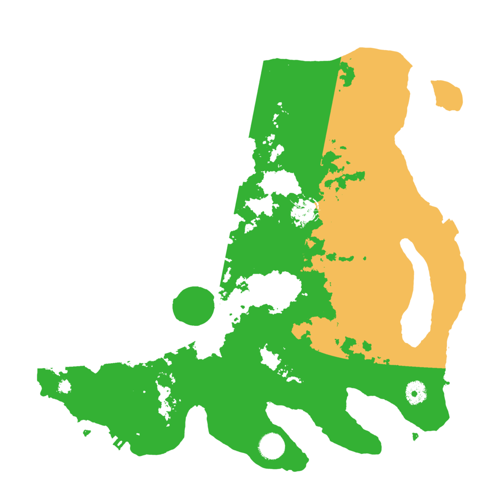 Biome Rust Map: Procedural Map, Size: 3400, Seed: 47336995