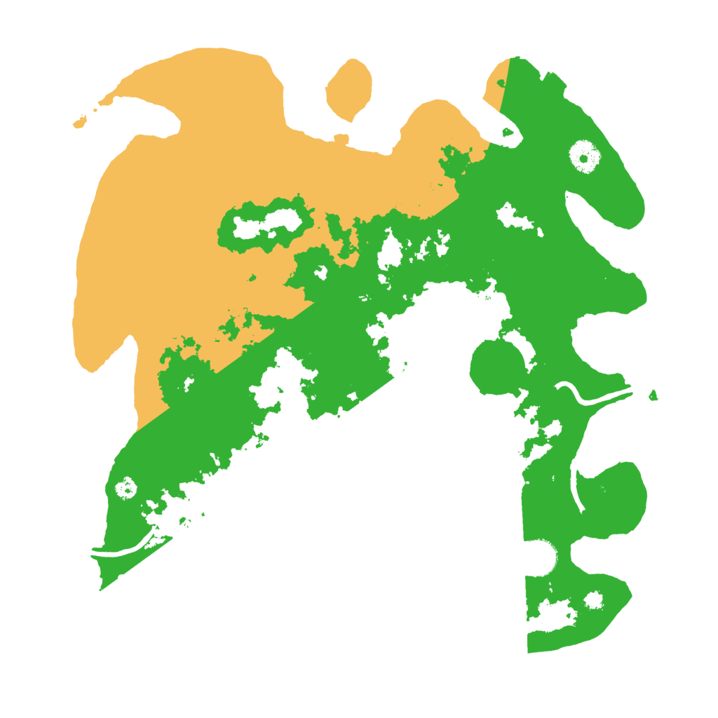 Biome Rust Map: Procedural Map, Size: 3500, Seed: 244339151