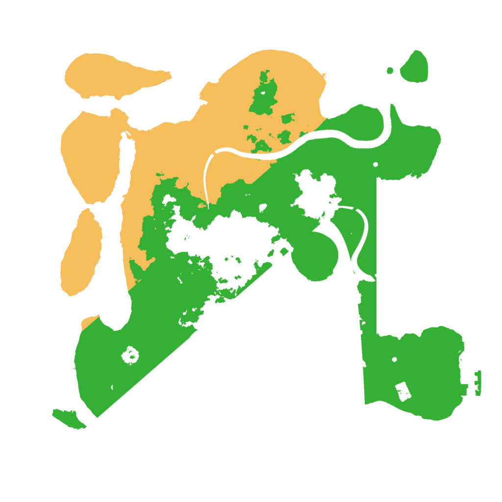 Biome Rust Map: Procedural Map, Size: 3000, Seed: 39225122