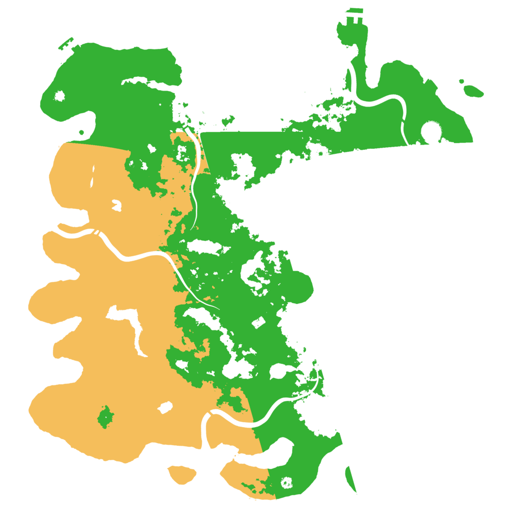 Biome Rust Map: Procedural Map, Size: 4500, Seed: 1181680280