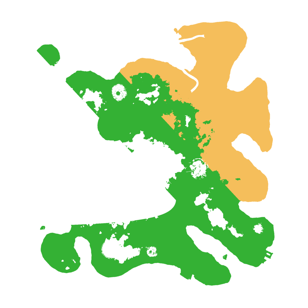 Biome Rust Map: Procedural Map, Size: 3000, Seed: 1243070