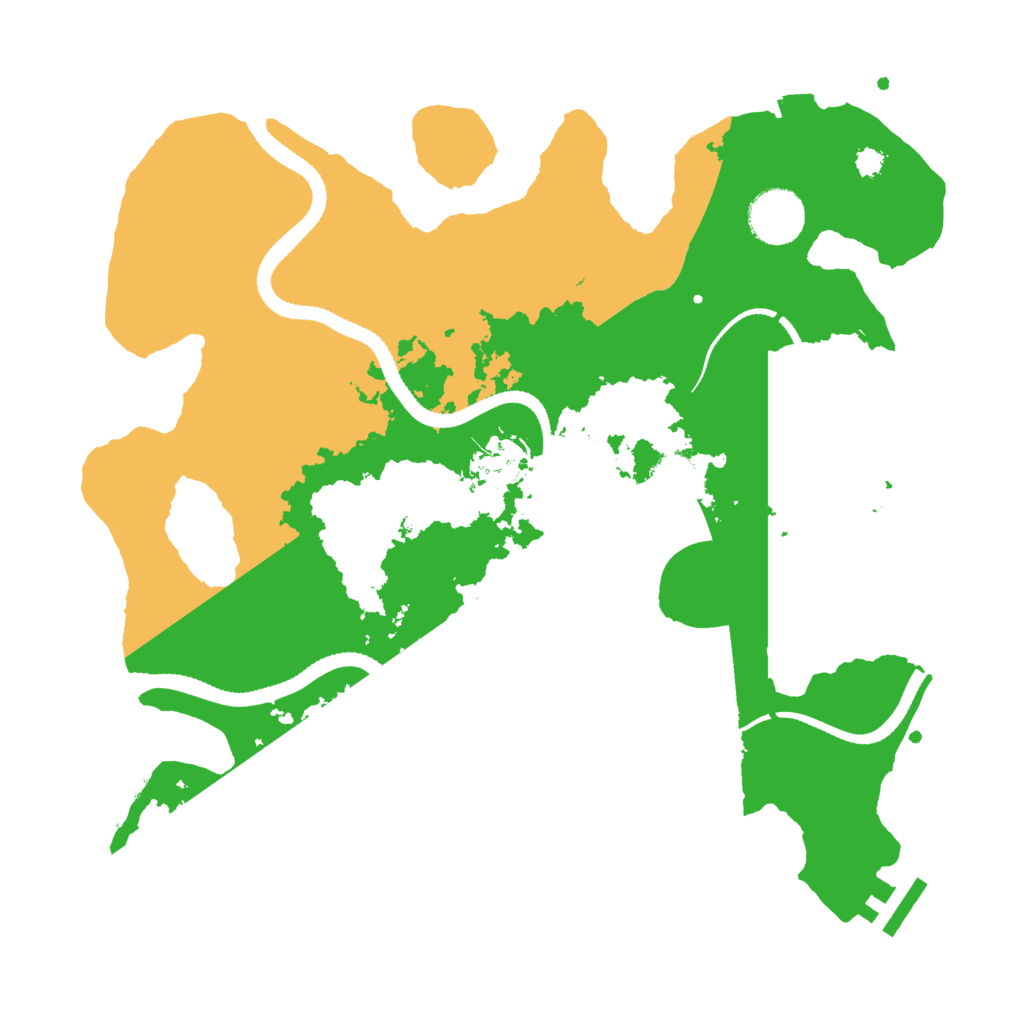 Biome Rust Map: Procedural Map, Size: 3250, Seed: 234124843