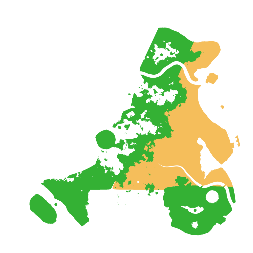 Biome Rust Map: Procedural Map, Size: 3500, Seed: 685068618