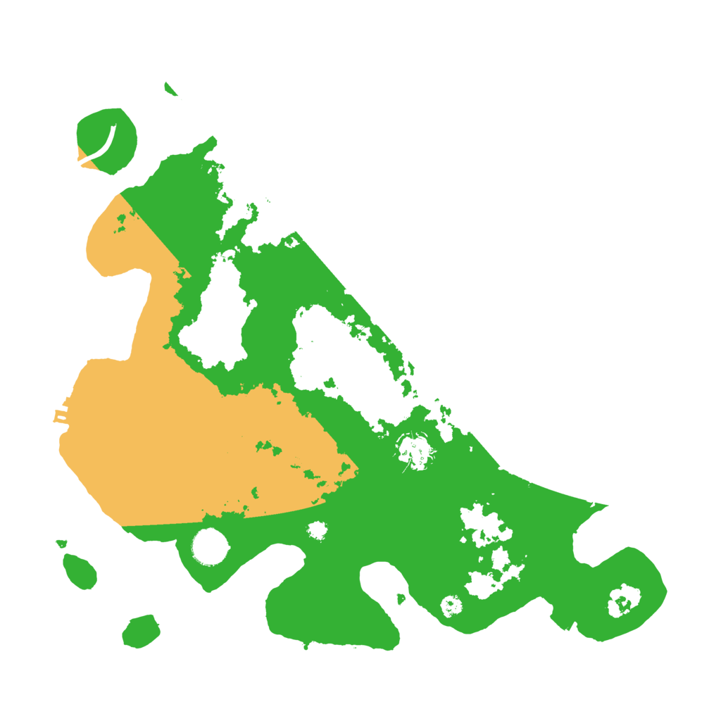 Biome Rust Map: Procedural Map, Size: 3500, Seed: 56988315