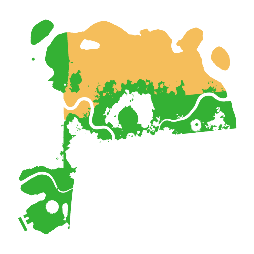 Biome Rust Map: Procedural Map, Size: 3450, Seed: 70832852