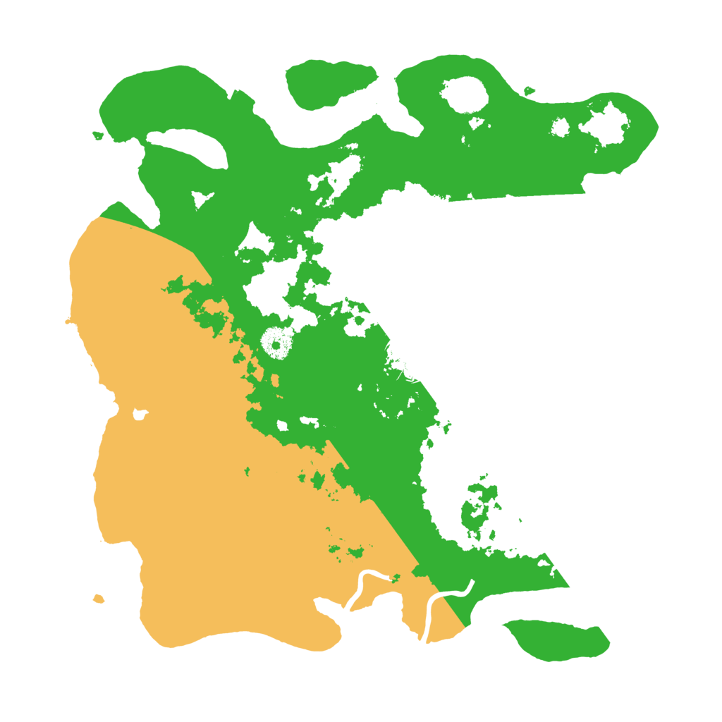 Biome Rust Map: Procedural Map, Size: 3500, Seed: 73038486