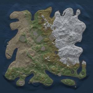 Thumbnail Rust Map: Procedural Map, Size: 3750, Seed: 433859278, 18 Monuments