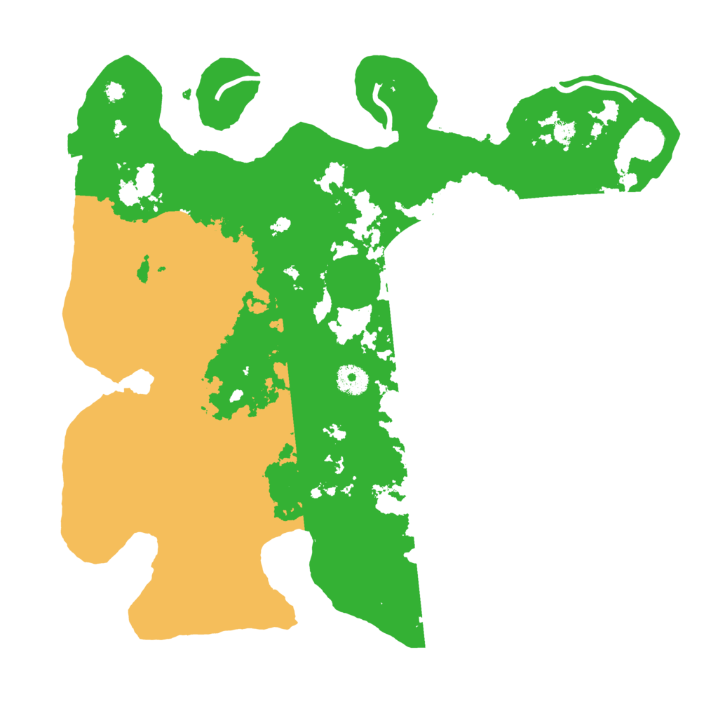 Biome Rust Map: Procedural Map, Size: 3500, Seed: 2085058441