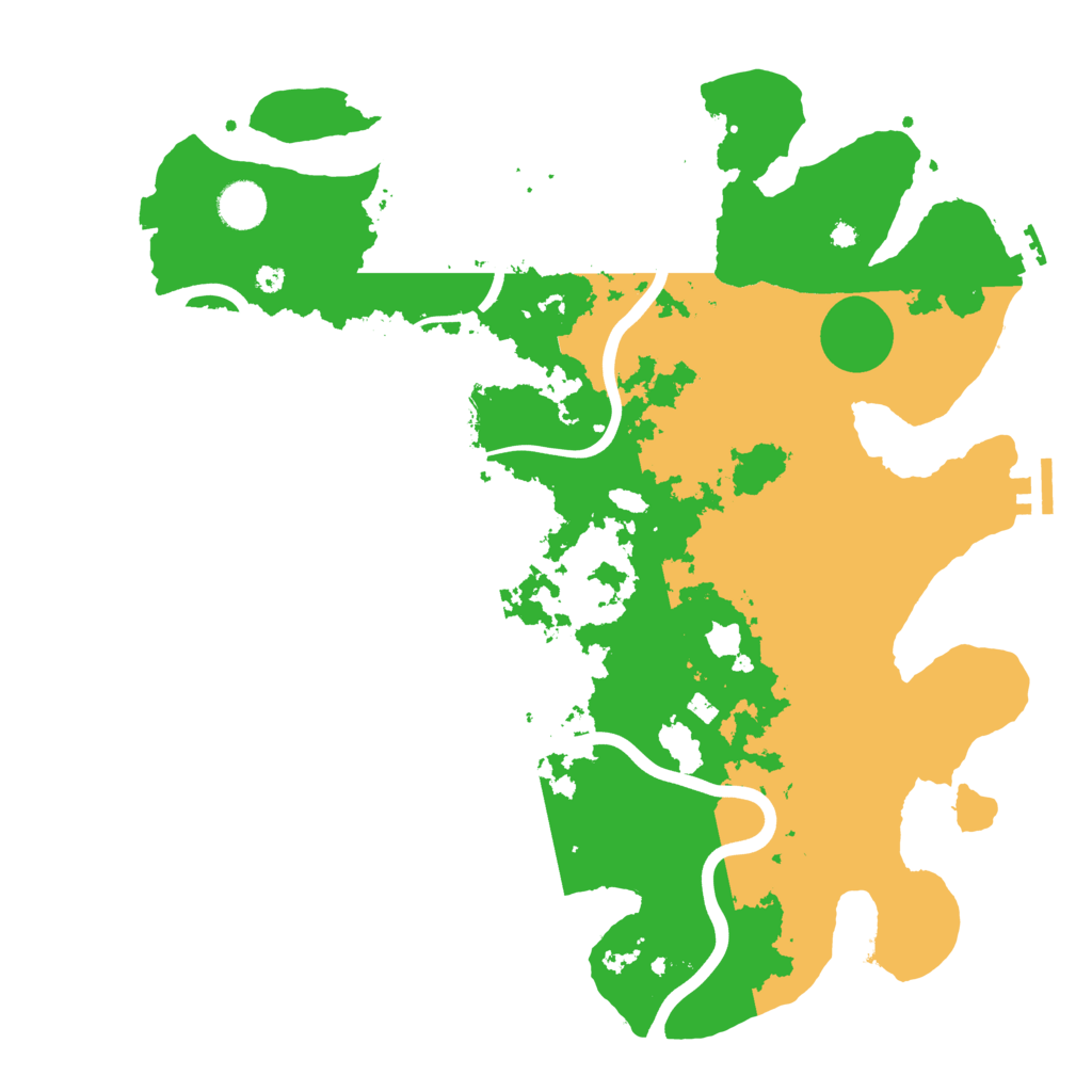Biome Rust Map: Procedural Map, Size: 3950, Seed: 65151902