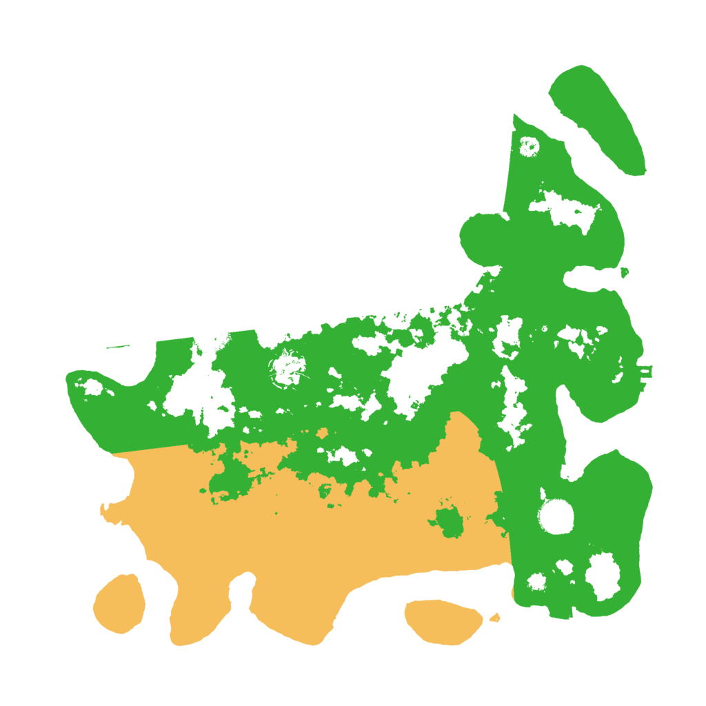 Biome Rust Map: Procedural Map, Size: 3550, Seed: 3895758