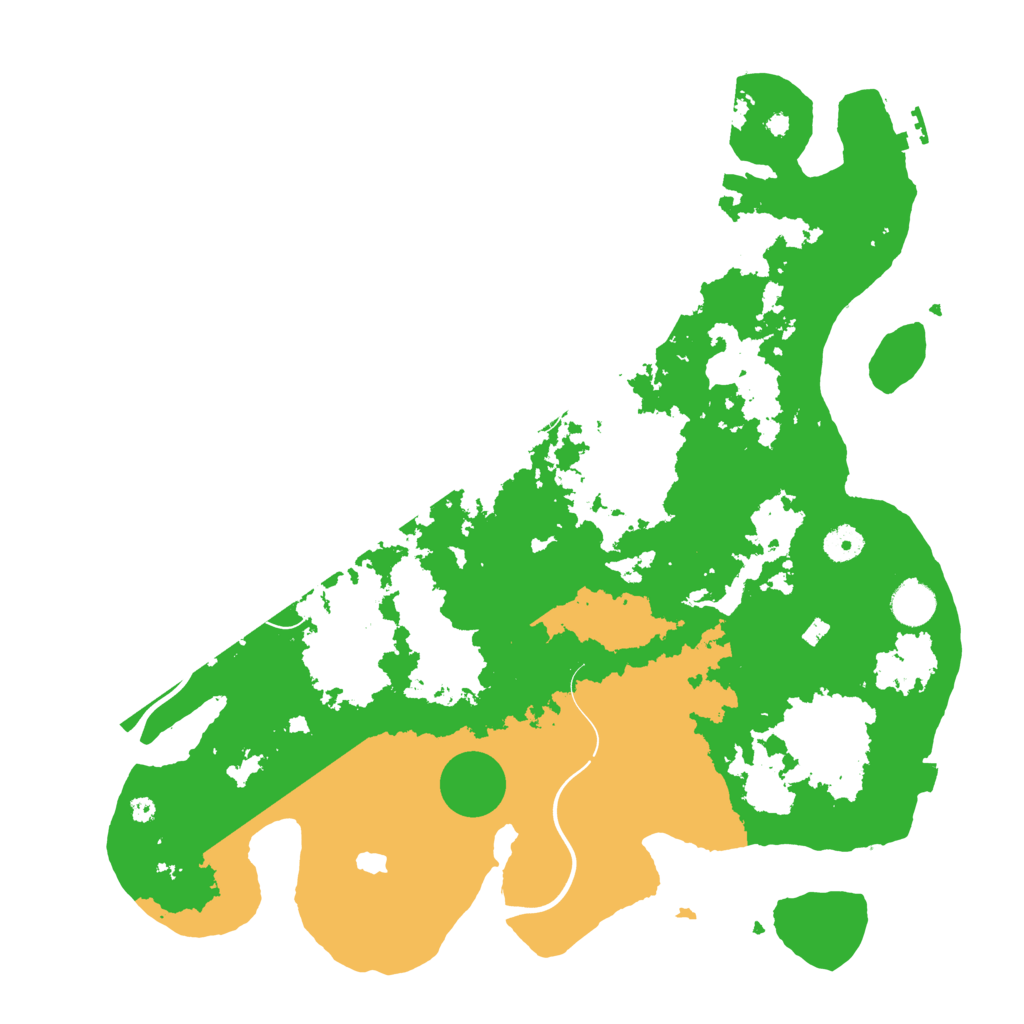 Biome Rust Map: Procedural Map, Size: 4100, Seed: 57459826