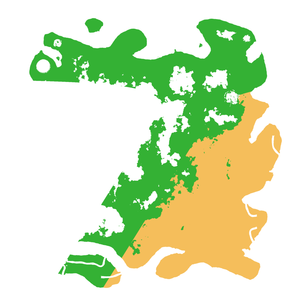 Biome Rust Map: Procedural Map, Size: 3950, Seed: 24621671